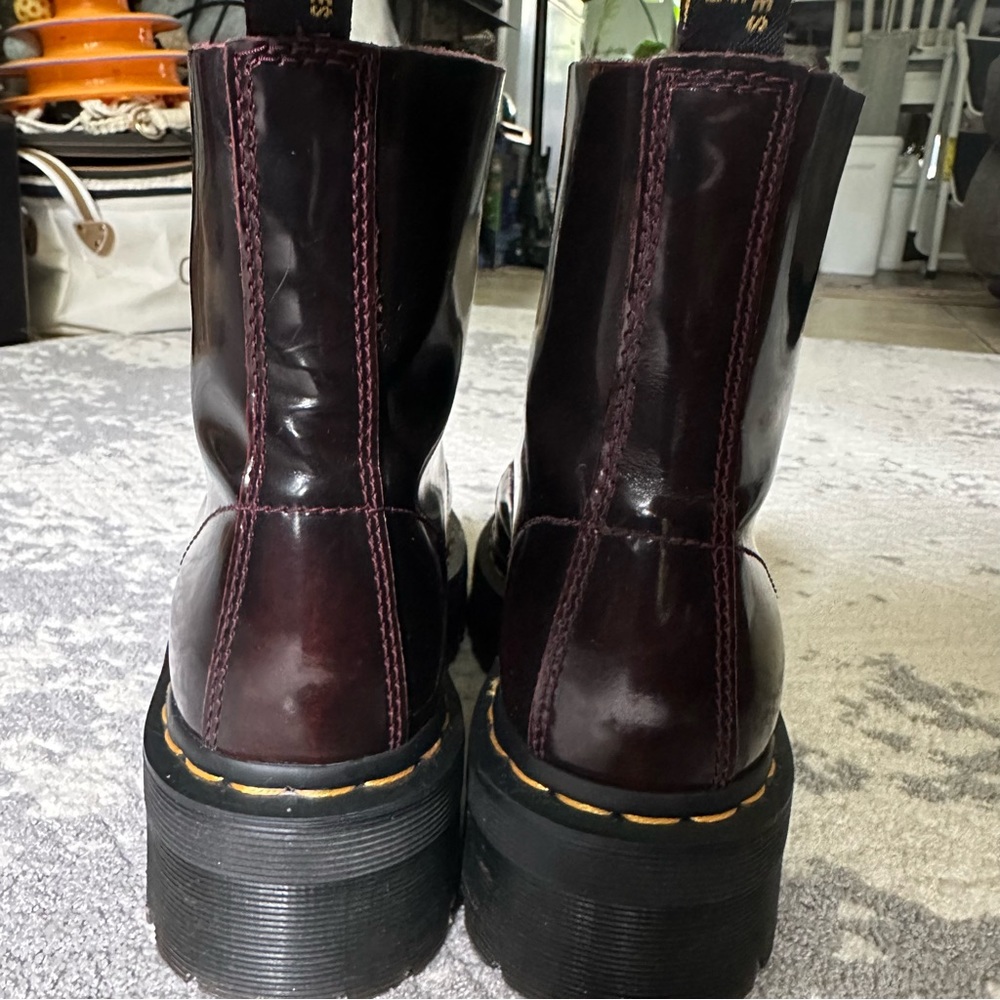 Dr. Martens Sinclair Arcadia Cherry Red boots - Picture 6 of 11